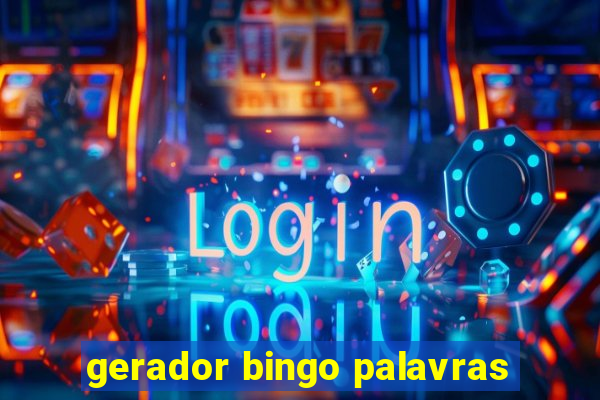 gerador bingo palavras